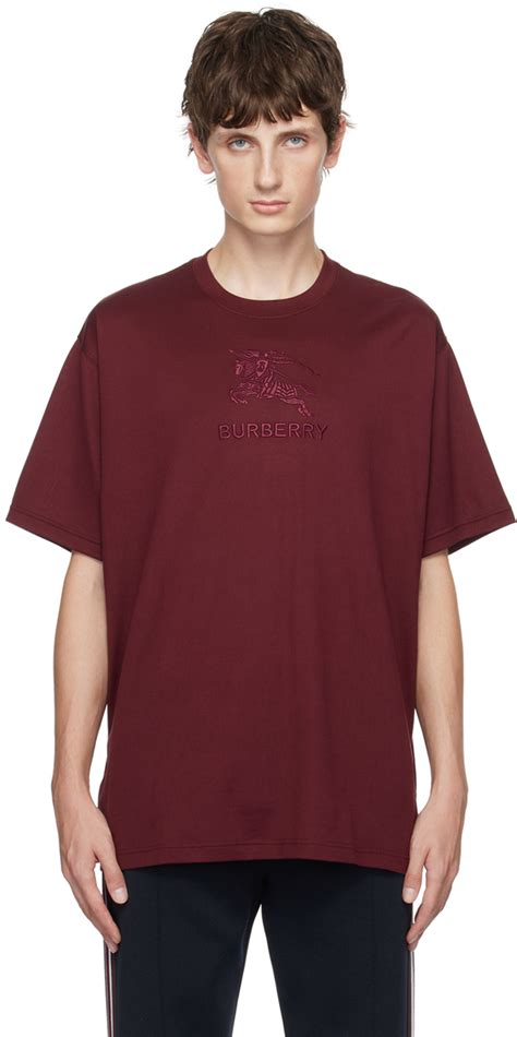 burberry burgundy shirt design.